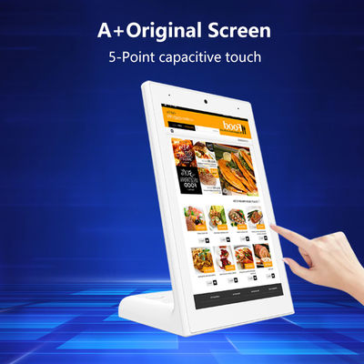 Tablet Ritel NFC 15,6 inci Rockchip quad core Tablet Android berbentuk L Pemesanan restoran