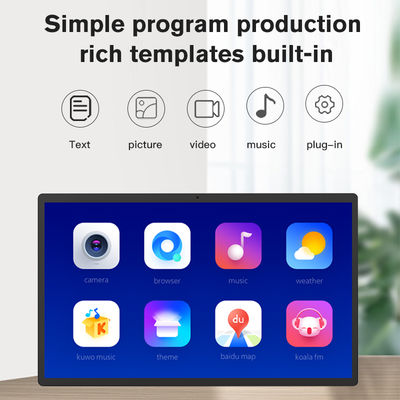 Pembaca NFC 21.5 inci yang dipasang di dinding android all in one tablet pc 4GB 32GB WIFI Rj45 jaringan