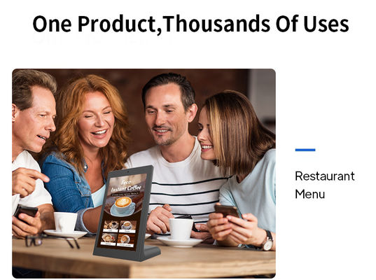 Tablet PC Android desktop berbentuk L 13,3 inci RK3568 POE untuk bisnis, kios, restoran, dan pemesanan lainnya