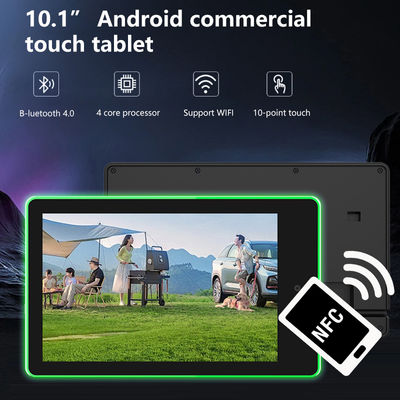 Tablet PC Android POE 15,6 inci yang dipasang di dinding RK3566 dengan lampu LED untuk sistem pemesanan ruang konferensi