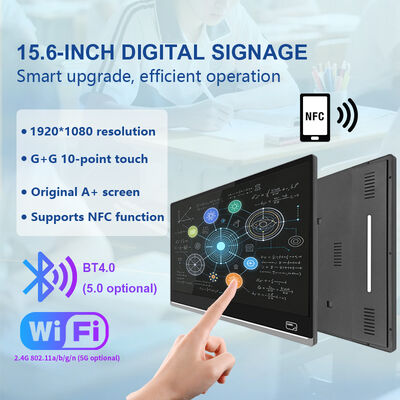 21.5 inci FHD Smart Classroom Display dengan RK3568 Quad-core Processor dan 4GB RAM 64GB Storage