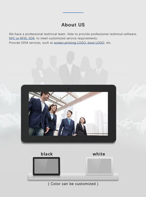 wall mount 32inch digital signage display iklan android tablet pc POE fungsi wifi NFC