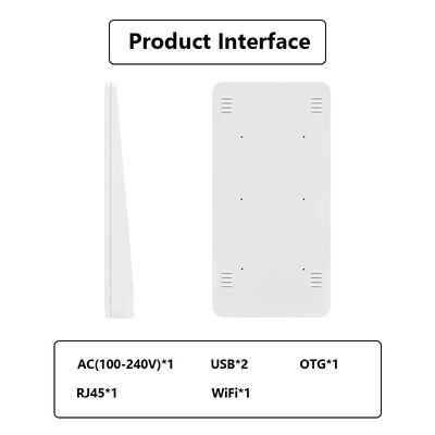 32 Inch android 14 Indoor SDK Wall Mount AI Digital Signage Advertising Touch Screen Poster Display Virtual Human Shop Hote