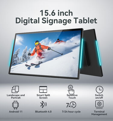 15.6 inci RK3566 Quad-Core Android Tablet PC dengan 1080p IPS Display dan POE NFC RFID Dukungan untuk Ruang Konferensi
