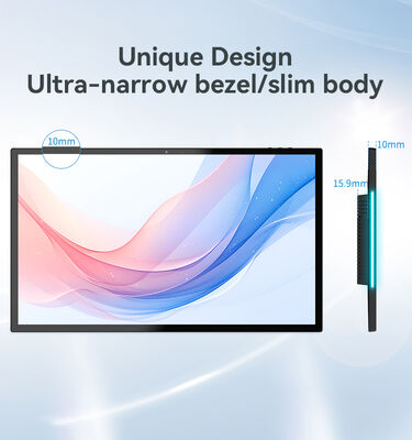 15.6 inci RK3566 Quad-Core Android Tablet PC dengan 1080p IPS Display dan POE NFC RFID Dukungan untuk Ruang Konferensi