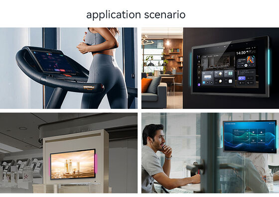 15.6 inci RK3566 Quad Core Android Tablet PC dengan LED Light Bar untuk digunakan di ruang konferensi