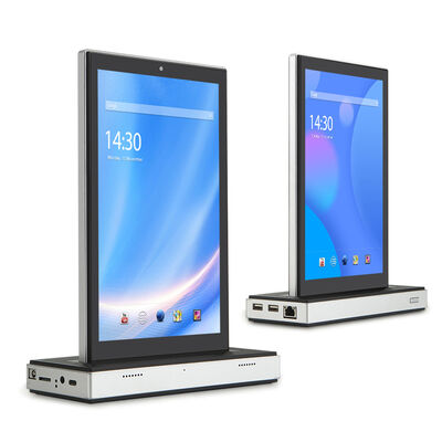 10,1 inci layar ganda desktop android all in one layar sentuh 4G tablet pc Wi-Fi POE power restoran pemesanan kiosk