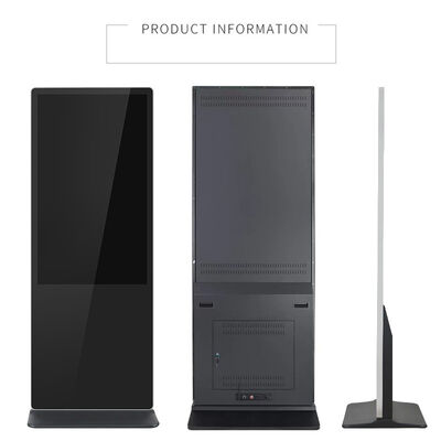 43 Inch Floor Standing Digital Signage LCD Advertising Displays Touch Screen Smart Kiosk Poster Player untuk Pusat Perbelanjaan