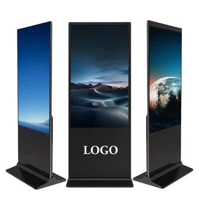 43 Inch Floor Standing Digital Signage LCD Advertising Displays Touch Screen Smart Kiosk Poster Player untuk Pusat Perbelanjaan