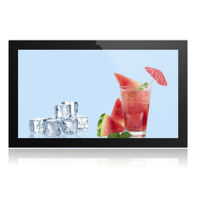 IPS Screen 21 21,5 Inch Android Tablet PC All In One RK3288 Android 6.0 dengan RJ45 Wifi untuk Tampilan Iklan