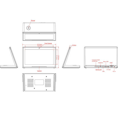 FCC 1.3GHz All In One Touch Screen PC