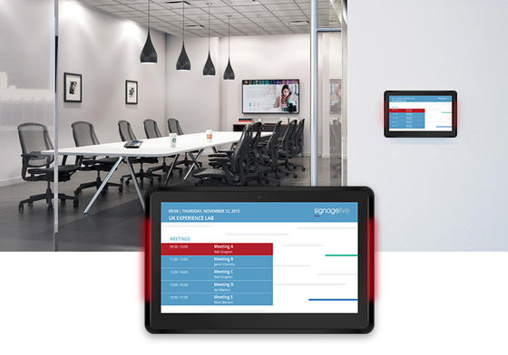 IPS Android 8.1 Meeting Conference Room Tablet POE LED Light Bar