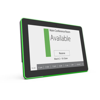 10.1 Inch Conference Room Android Tablet RK3399 NFC POE Meeting Room Scheduler Tablet PC dengan lampu led