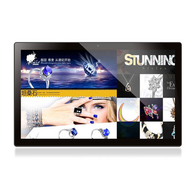 350cd/M2 Tablet Android 24 Inci Poe Tablet Android Wall Mount Dengan HDMI Usb