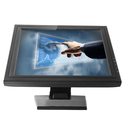 1024x768 layar sentuh monitor desktop / 15 inci layar sentuh monitor 350cd/m2