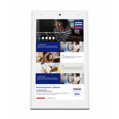 RK3288 10 Inch Tablet Komputer Desktop Android Tablet PC Iklan Tampilan