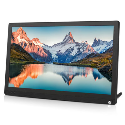 60Hz 15.6inch Usb C Pc Monitor / 11mm Komputer layar sentuh Monitor