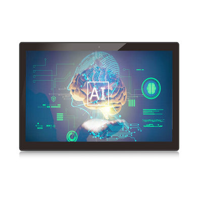 Tablet PC Android Layar IPS 24 Inci dengan Sentuhan Kapasitif 10 Titik dan Dukungan Ethernet RJ45 untuk Penggunaan Terpasang di Dinding