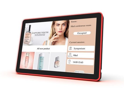 Tablet Dinding dengan Prosesor Quad Core Android 8.1 dan Layar Sentuh Kapasitif 10 Titik untuk Manajemen Ruang Rapat