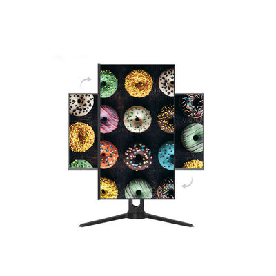 Berputar 1ms Freesync Gaming Desktop Monitor 144hz Frameless Dengan DP Output