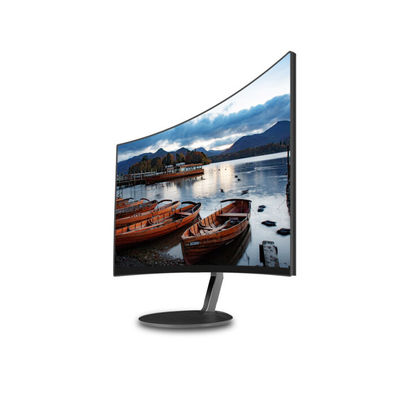G Sync 24 Inch 1ms 144hz HDR Curved PC Gaming Monitor Dengan Panel VA