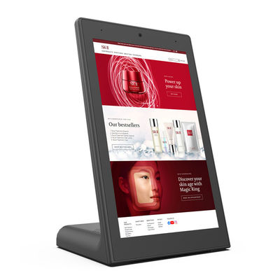 Potret Android Tablet 8 inci Perangkat Umpan Balik PC Sentuh WIFI RJ45