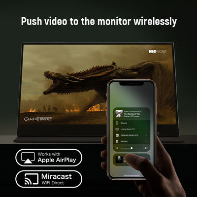 1080p 5ms Usb Powered Touchscreen Monitor, 11mm Wireless Touchscreen Monitor Untuk PC