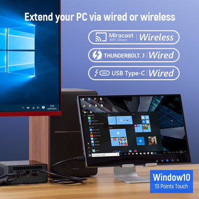 1080p 5ms Usb Powered Touchscreen Monitor, 11mm Wireless Touchscreen Monitor Untuk PC