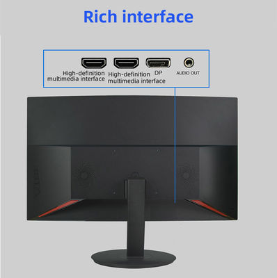 IPS 1920x1080p LCD Komputer Monitor 23.6 " 60Hz Desktop Komputer Monitor
