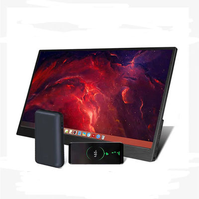 Anti Glare 1080p 15.6 " LCD Touch Screen Monitor Untuk Komputer Ponsel