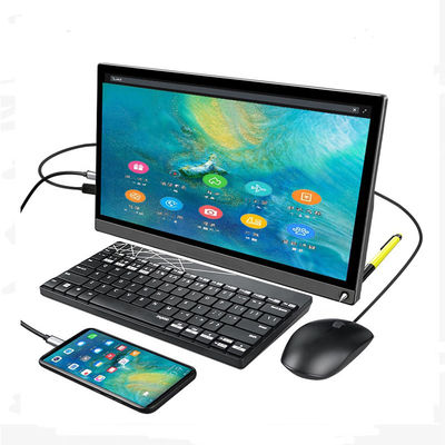 1920x1080 IPS 350cd/m2 Portable Touchscreen Monitor 13,3 Inch Untuk PS4