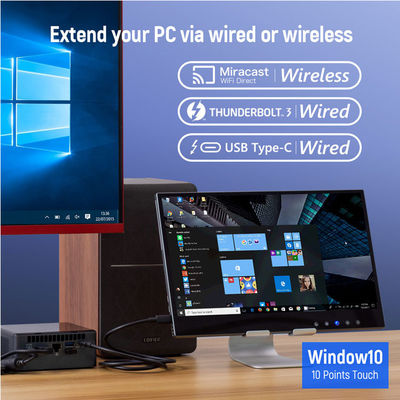 Hopestar 11mm 15.6 Inch Computer Monitor 1080P Full HD IPS layar sentuh