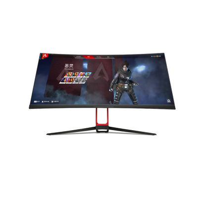 30 " Full HD 1920x1080 4ms 75Hz Curved PC Gaming Monitor Tanpa Bingkai
