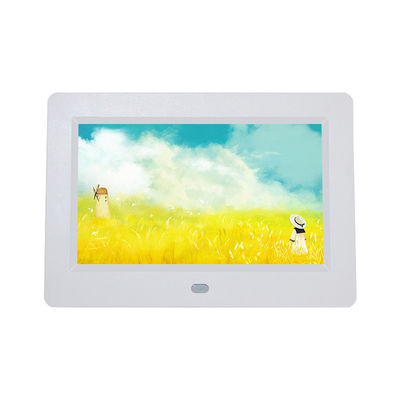 7 inci LCD Digital Photo Frame 1024x600 IPS Layar Kecerahan disesuaikan