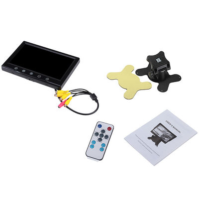 4 Video Input 9 Inch 5ms LCD Car Monitor 1024X600 Untuk Bus Truck
