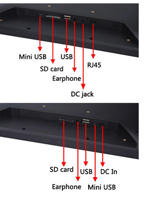 NFC 12inch WIFI Android Tablet All In One Dengan Wall Mount Bracket