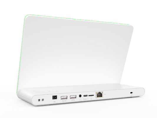 PC Layar Sentuh Android 8.1 All-in-One 10,1 Inci dengan Bilah Lampu LED dan Prosesor Quad Core Cortex A7
