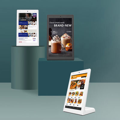10.1 inci Android Tablet berbentuk L Desktop Android8.1 RK3288 Tablet IPS Tablet layar sentuh Untuk Restoran