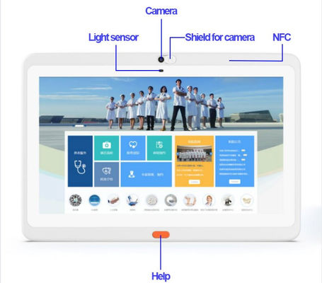 10.1-inci Tablet PC Medis Android 8.1 dengan Layar IPS dan Penanganan Panggilan untuk Penggunaan Rumah Sakit