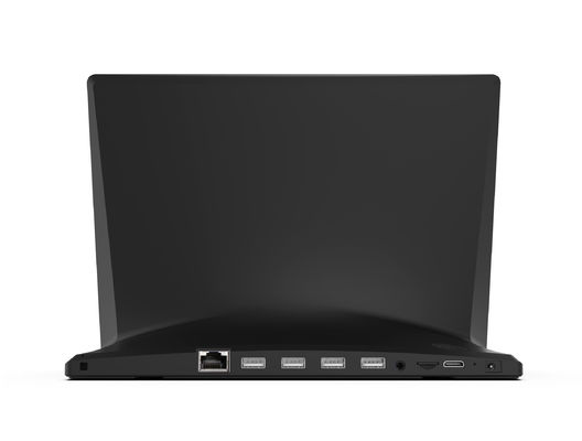 L Bentuk 13,3" All In One Tablet Android FHD IPS LCD Layar sentuh