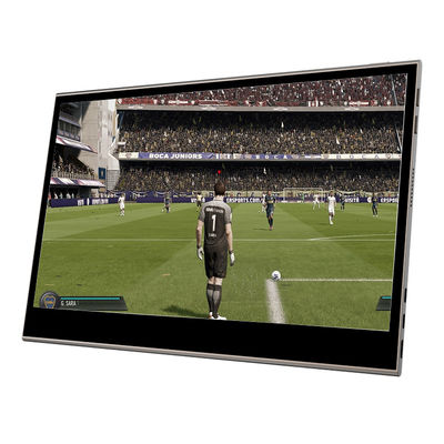 Portable DC12V LCD Touch Screen Monitor Desktop tipe dipasang di dinding