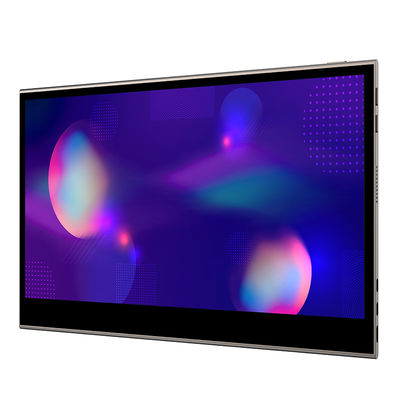 15.6Inch Portable Touch Screen Monitor 5000mAh Baterai monitor layar sentuh HD penuh