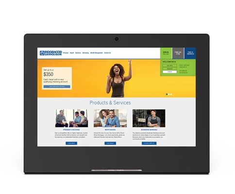 10.1'' L Bentuk RK3288 All In One Tablet Android IPS layar sentuh