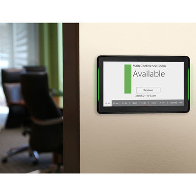 10.1-Inch NFC POE Wall Mounted Android Tablet dengan LED Light Bar untuk Ruang Pertemuan