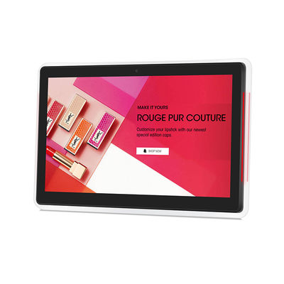 Dinding dipasang 10,1 inci All In One Tablet Android PC POE layar sentuh