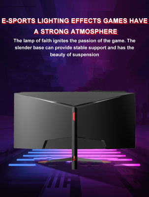 1800R 30 Inch Ultrawide Curved Monitor High Definition 8 Bit 2560x1080 Tanpa Bingkai