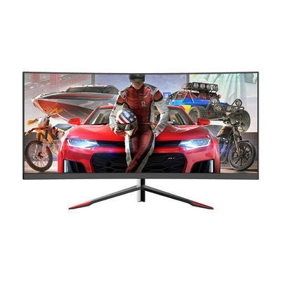 1800R 30 Inch Ultrawide Curved Monitor High Definition 8 Bit 2560x1080 Tanpa Bingkai