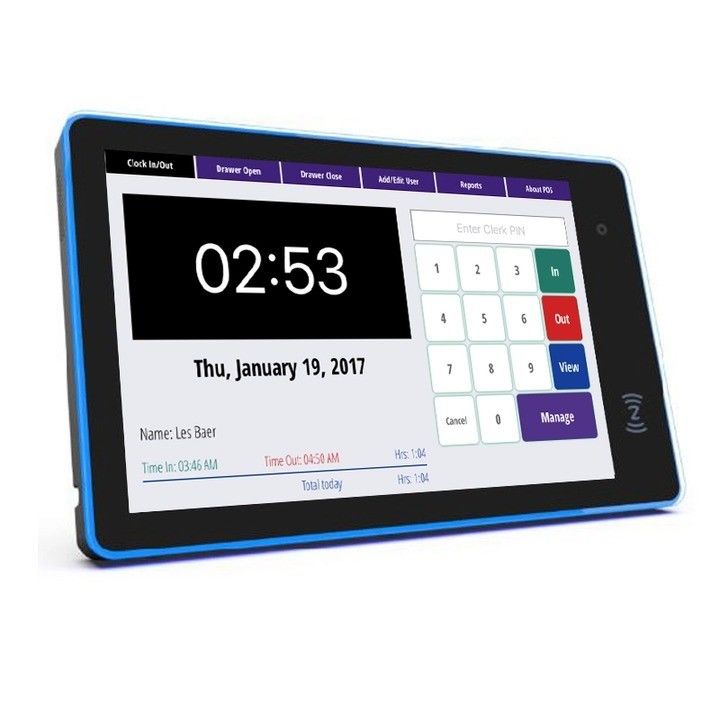 13.3 Inch RK3568 Conference Room Schedule Display Tablet dengan 5.0M/P Camera dan Surrounding LED Light