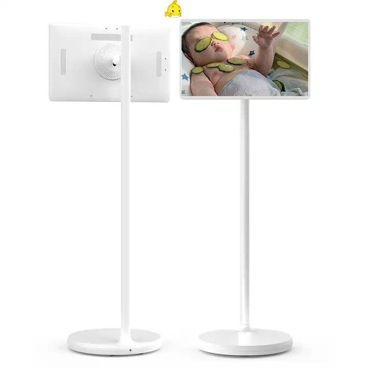 Lantai Berdiri Mobil TV Vertikal Tampilan 27 "Ajust Up Down Rollable Smart Stand By Me TV