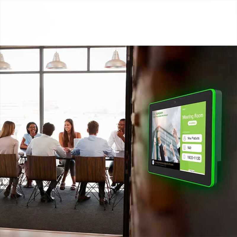 10.1 Inch Smart Home Tablet dengan RK3566 CPU dan Four Sides LED Light Bar - Wall Mounted Android Control Screen